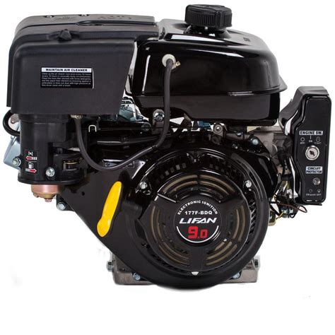 horizontal gas engine